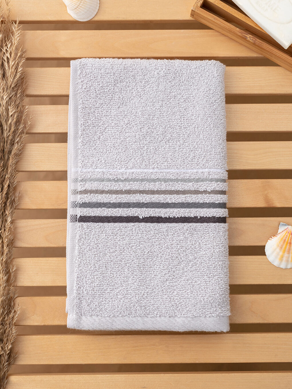 Striped Curl Hand Towel 30x50 Cm-1