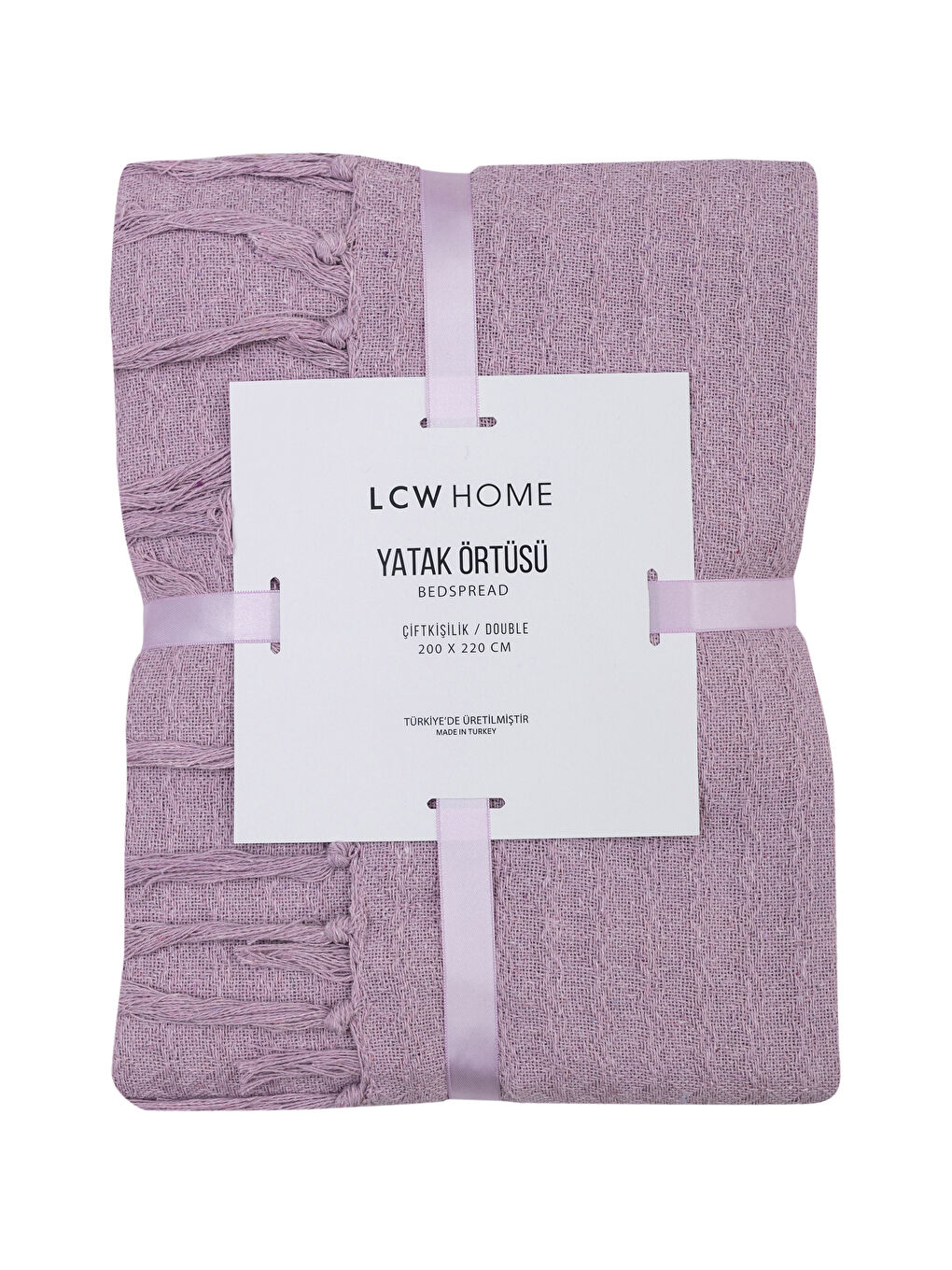 Double Bedspread with Tassels 200x230 Cm-3