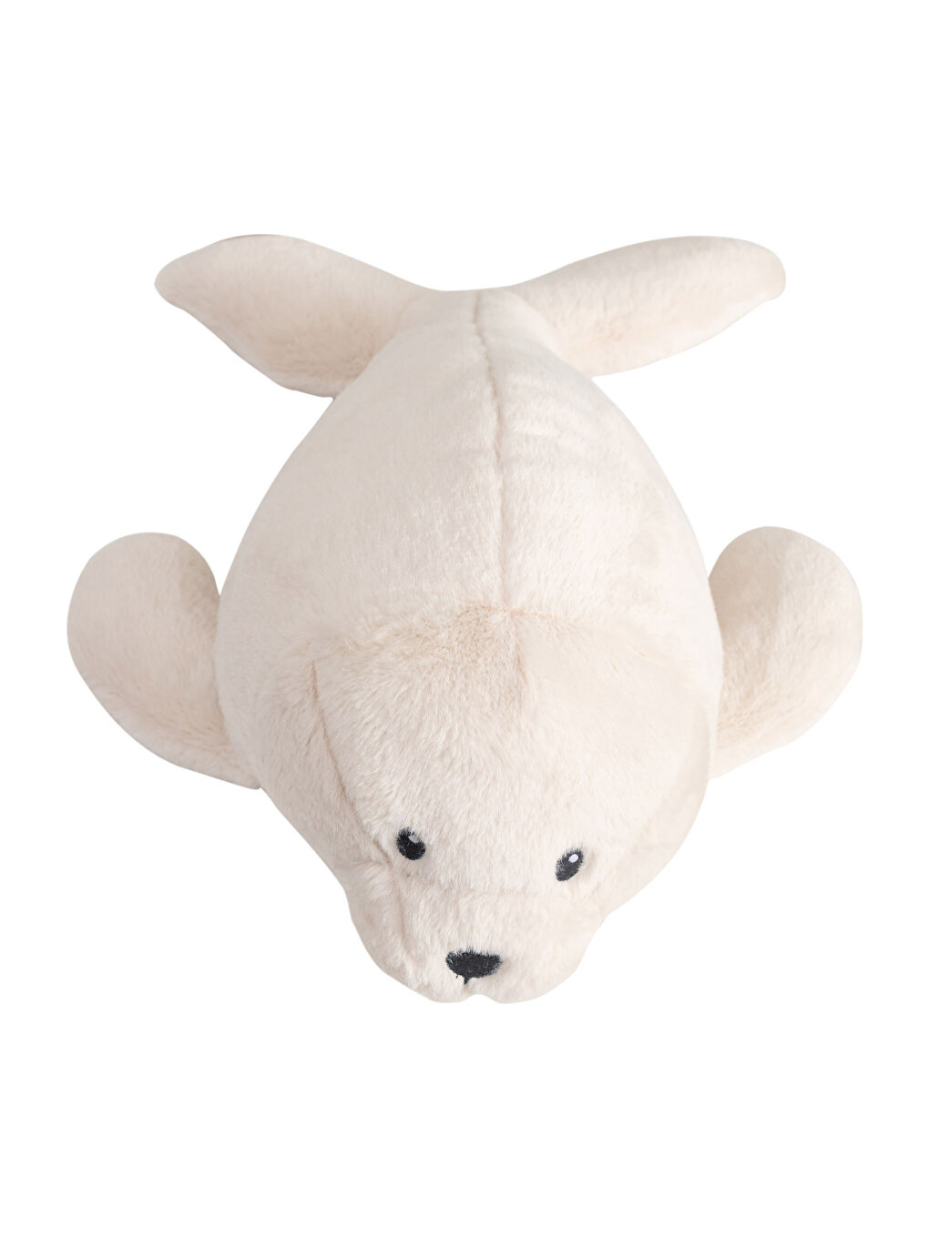 LCW HOME Embroidery Detailed Filled Plush Baby Seal Throw Pillow 50x19 Cm -W1JY28Z1-DHE