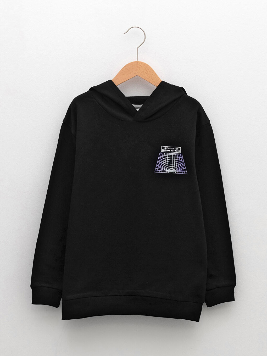 LCW Kids Kapüşonlu Baskılı Uzun Kollu Erkek Çocuk Sweatshirt -W1K431Z4-CVL