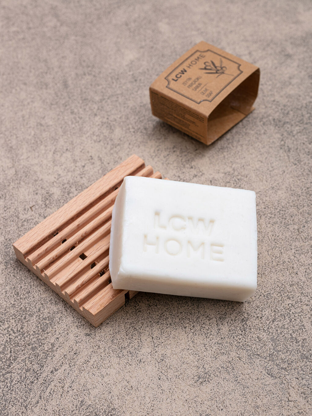 LCW HOME Olive Particle Scented Solid Soap 85 Gr -W1K983Z8-F9C