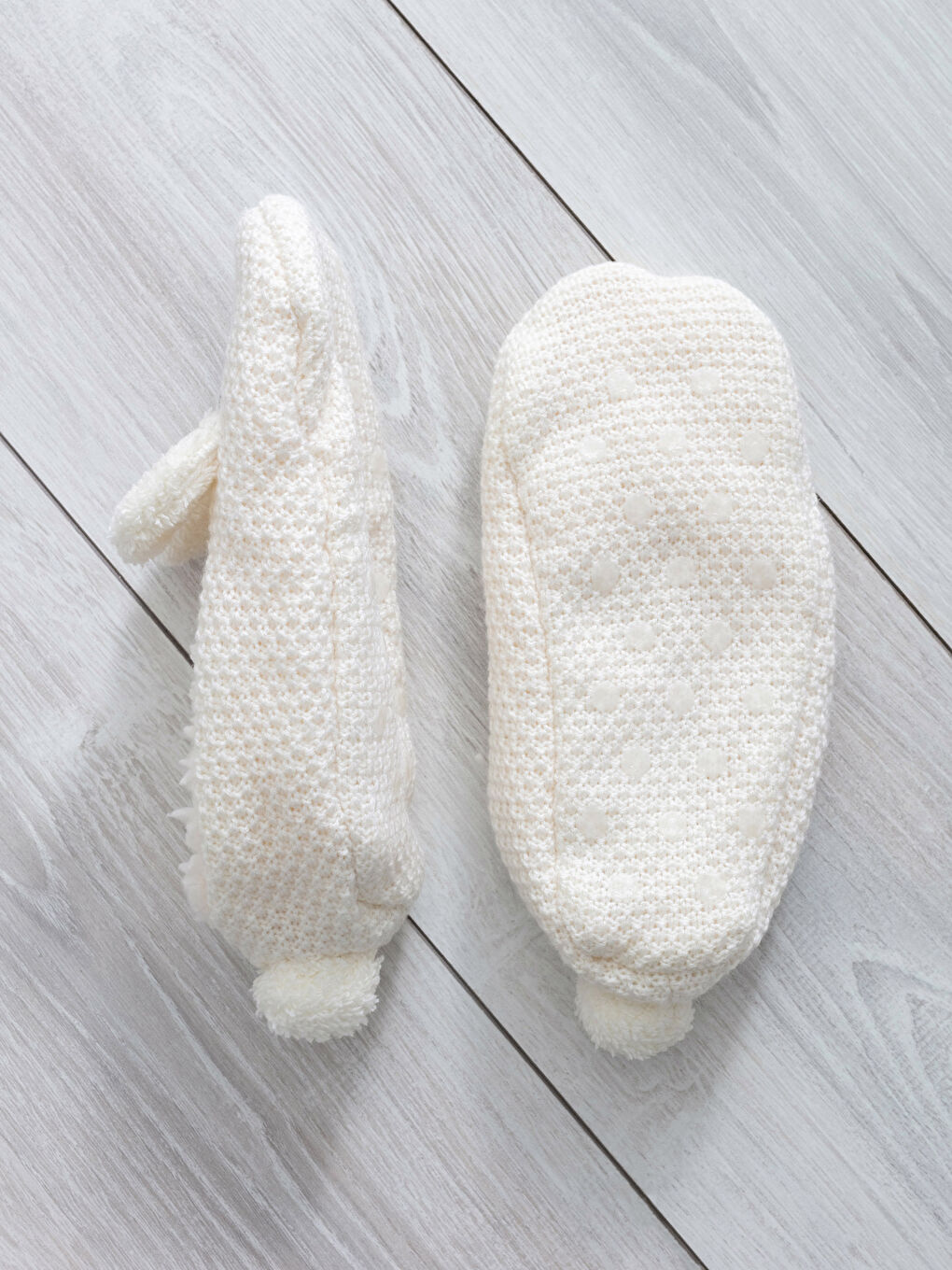 LCW HOME Embroidery Detailed Fleece Women's House Shoes -W1KH70Z8-RTA