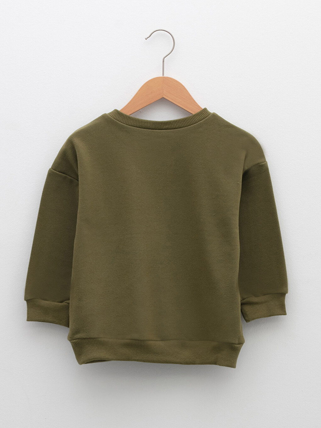 Sweatshirt I Stampuar Me Mëngë Të Gjata Dhe Jakë Të Rrumbullakët Për Foshnja Djem-1
