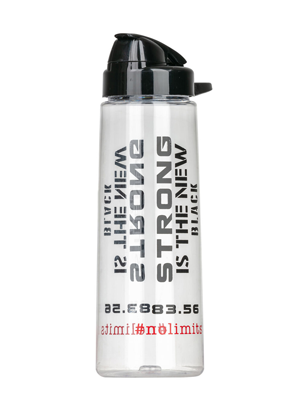 Men's Water Bottle with Text Printed Cap-2