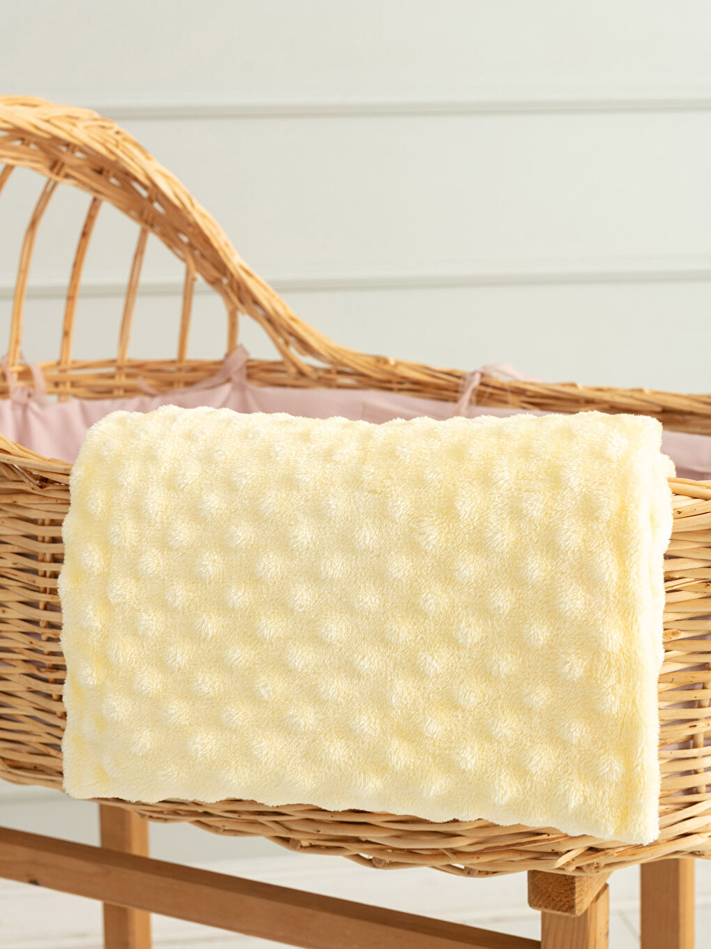 Bud Patterned Wellsoft Baby Blanket 90x110 cm-1