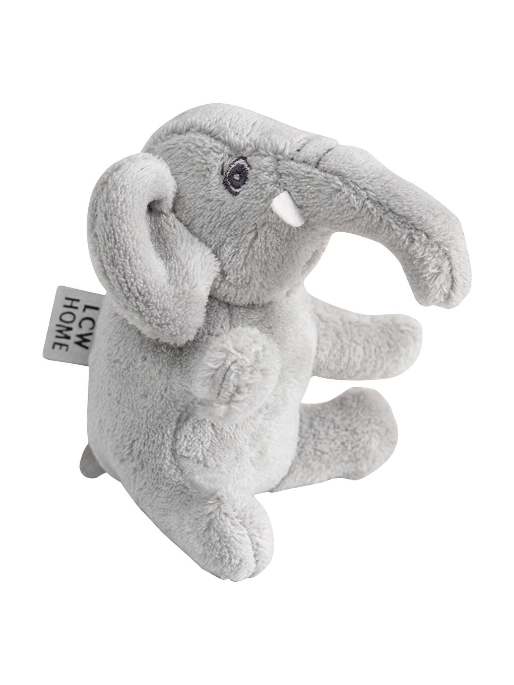 وسادة نوم الطفل فيل قطيفة محشوة بتفاصيل تطريز 12x9 سم-3