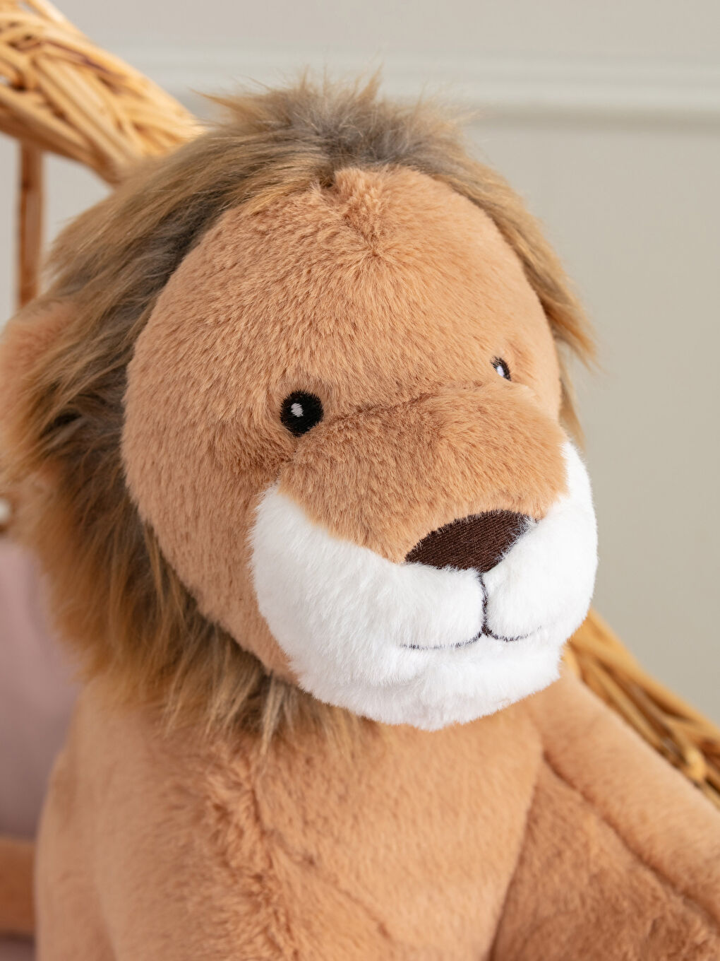 LCW HOME Plush Stuffed Lion Baby Throw Pillow 44x30 Cm -W1L037Z1-RW7