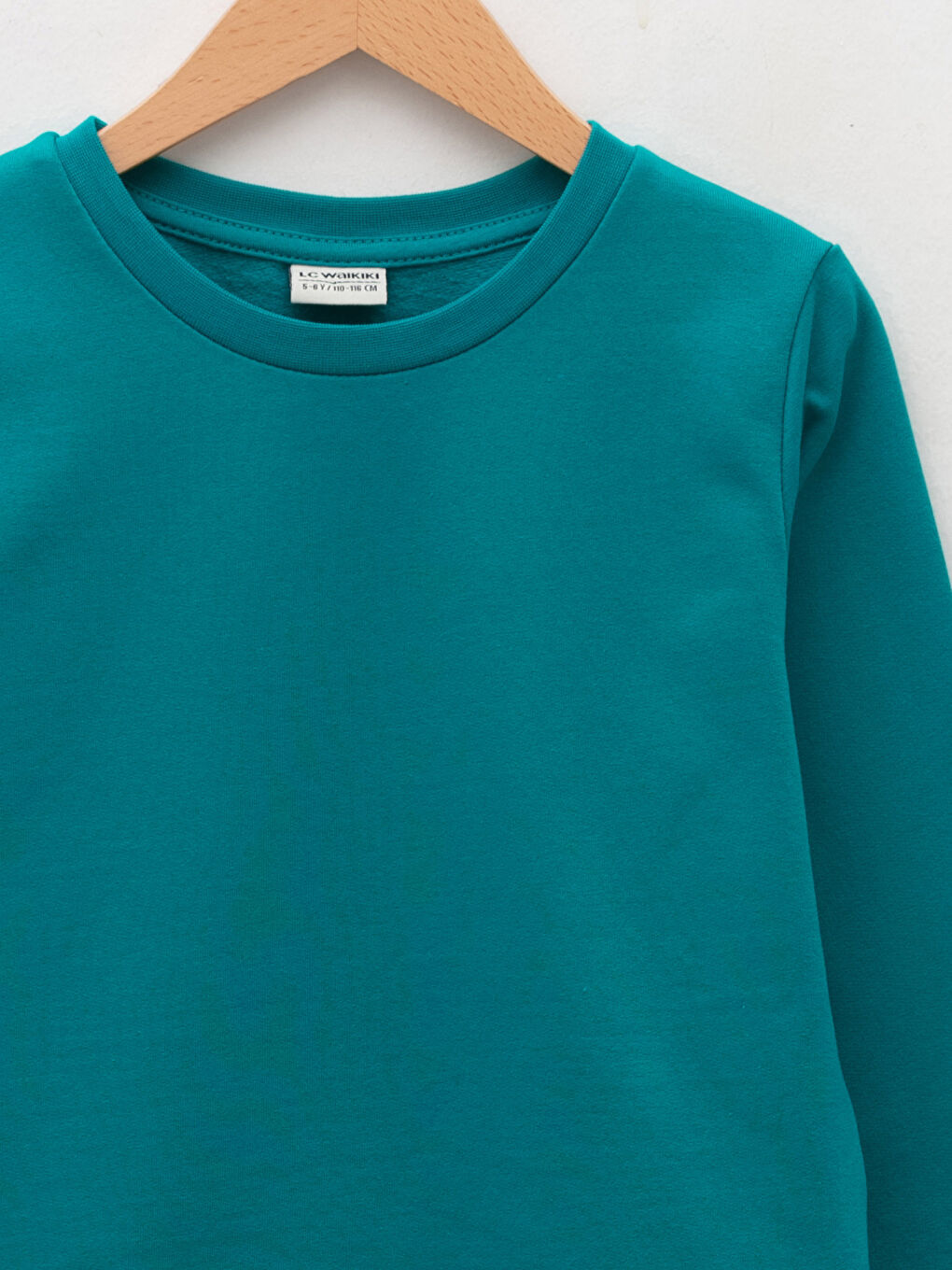 LCW Kids Bisiklet Yaka Basic Uzun Kollu Erkek Çocuk Sweatshirt -W1L087Z4-H3M