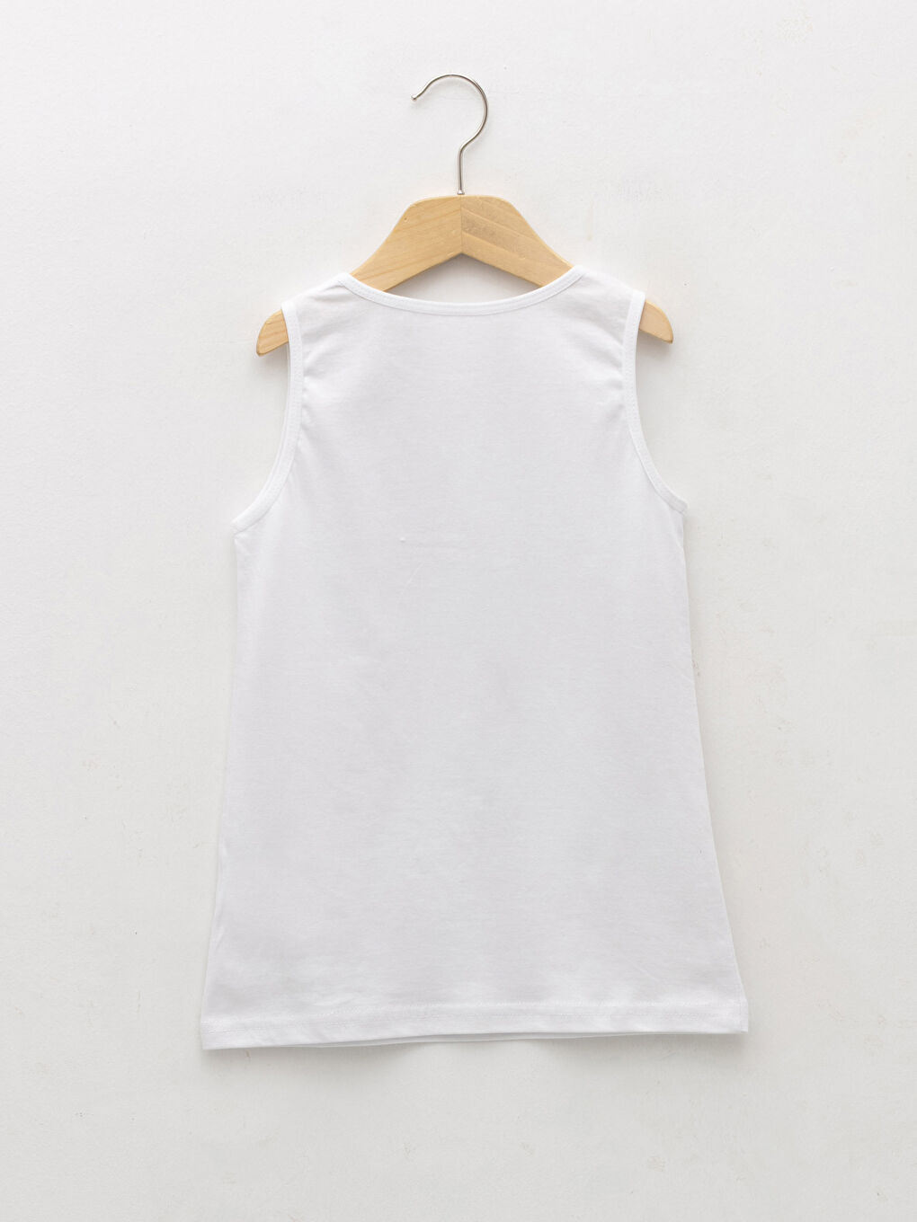 Débardeur Basique en Coton à Col Rond pour Fille-1