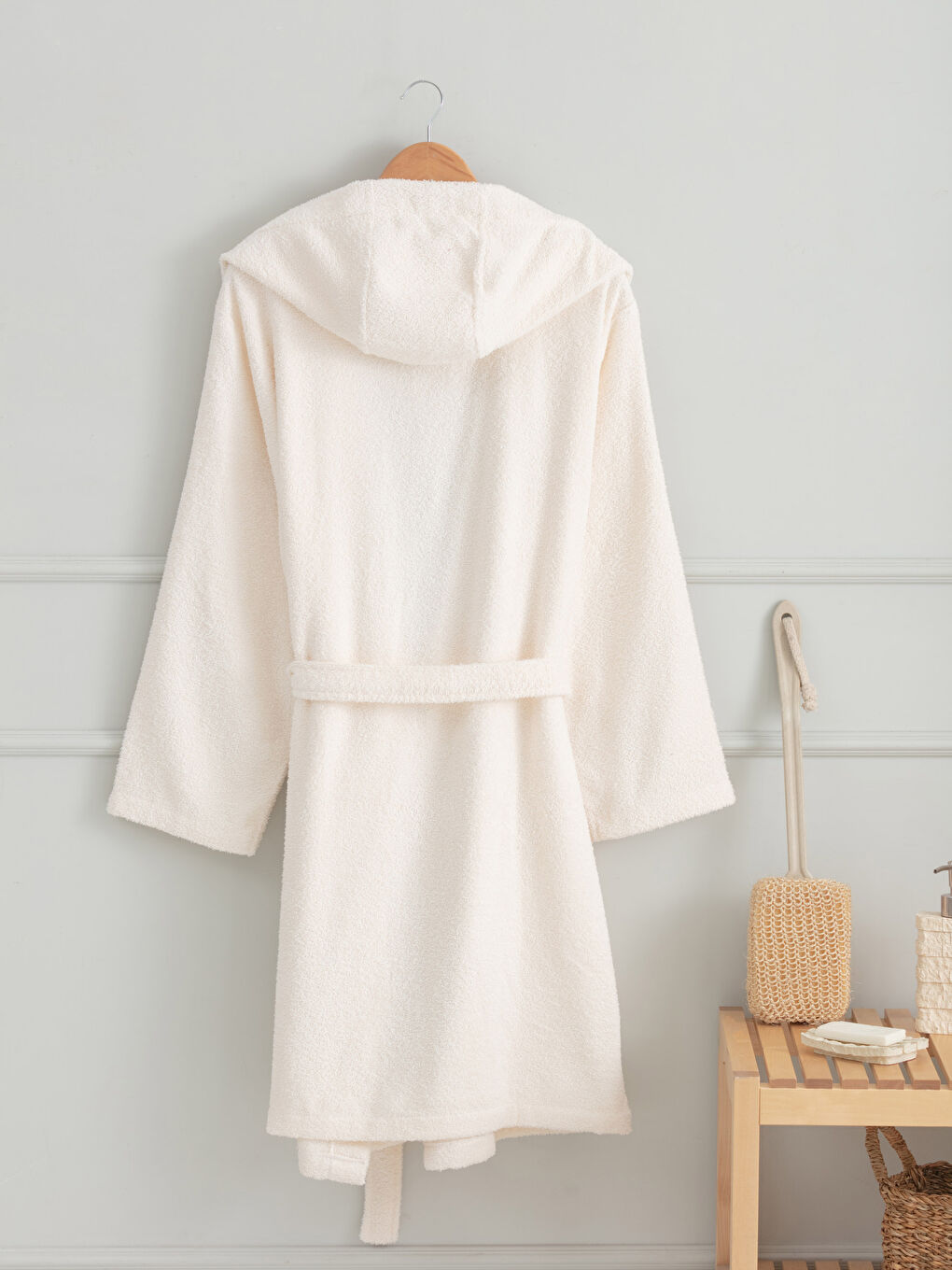 Lcw Home Peignoir de bain Long À capuche pour Femmes -W1LU44Z8-T89