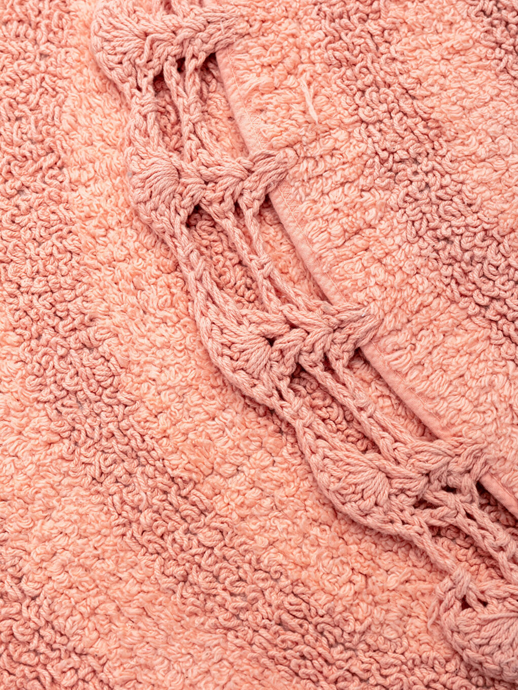 Tapis de bain rond en coton 80x80 cm-1