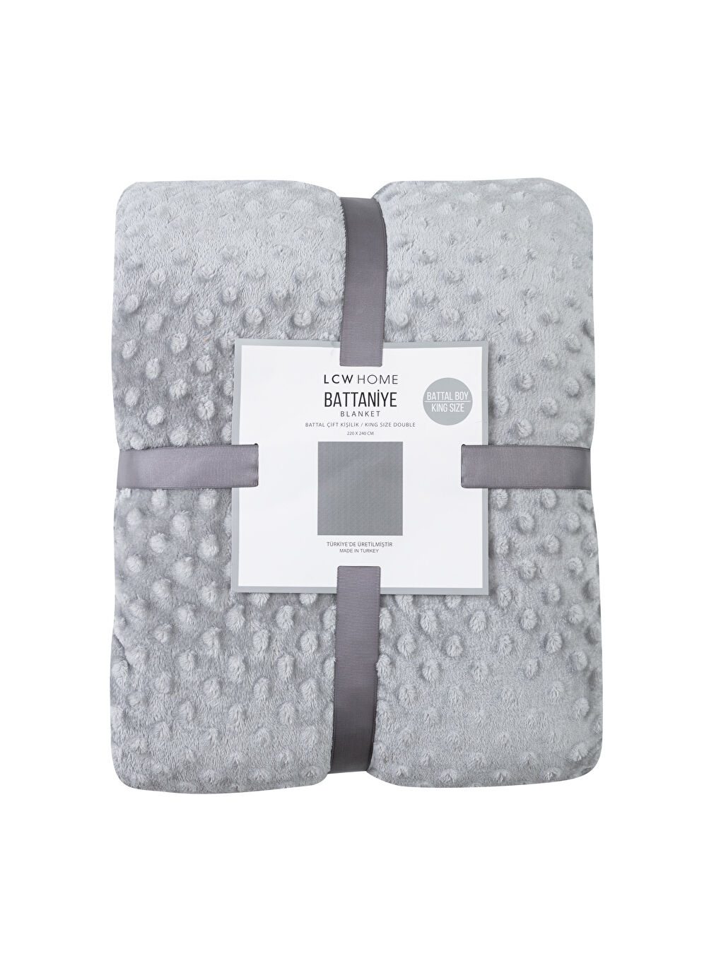 بطانية مزدوجة كبيرة بنقشة براعم قماش ويلسوفت 220x240 سم-3