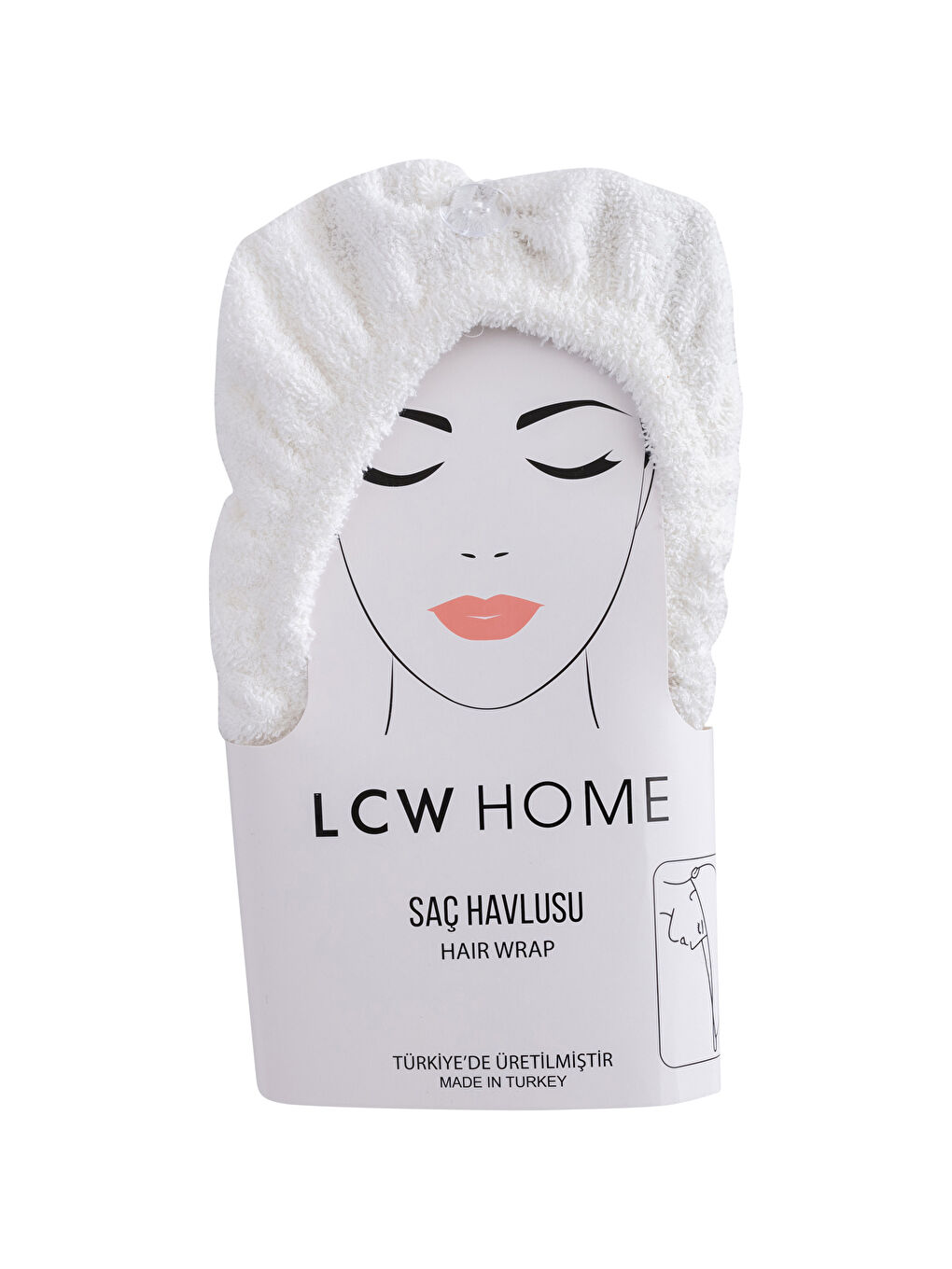 Serviette de cheveux pour femmes à boucles élastiques-2