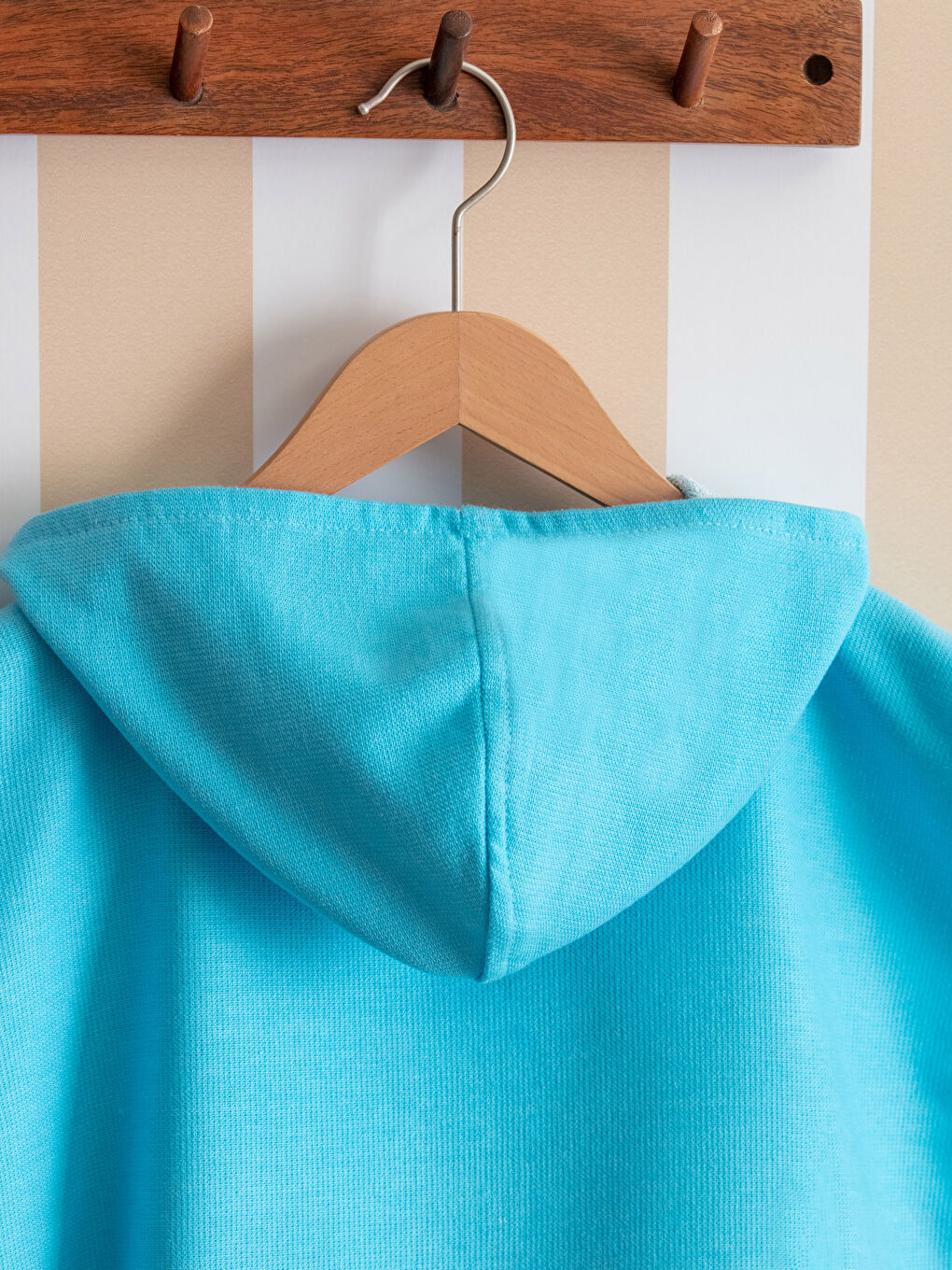 Hooded Printed Baby Boys' Towel Poncho-3