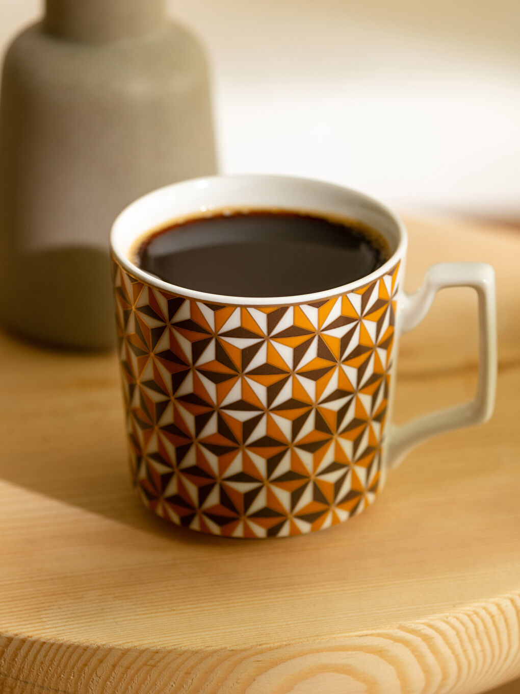 Geometric Patterned Porcelain Mug 360 Ml-2