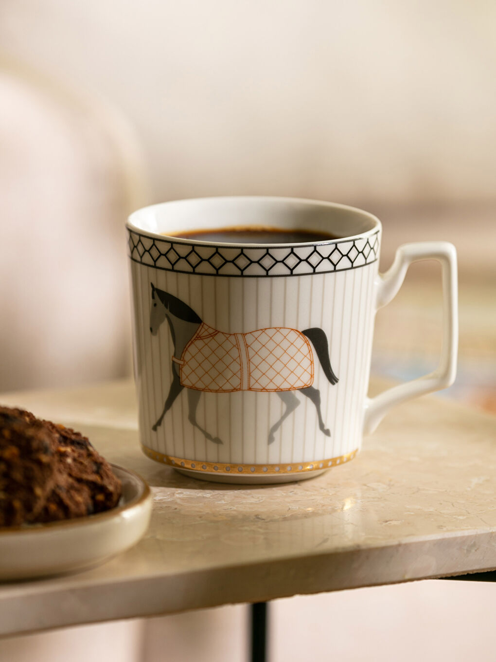 Karışık At Desenli Porselen Kupa 360 ml-2