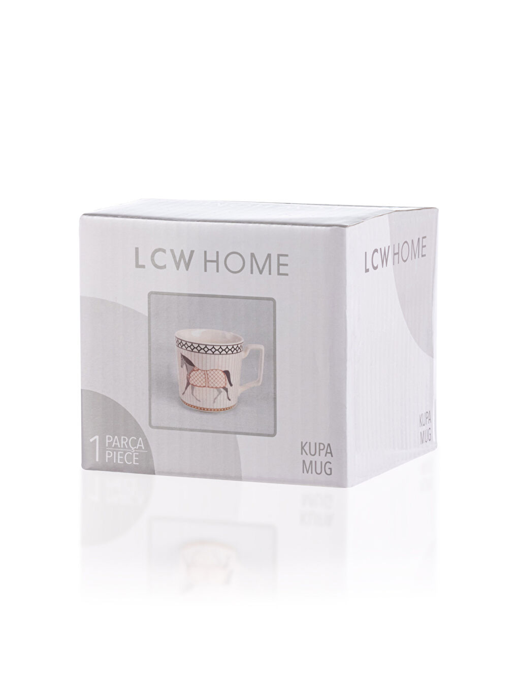 Karışık At Desenli Porselen Kupa 360 ml-3