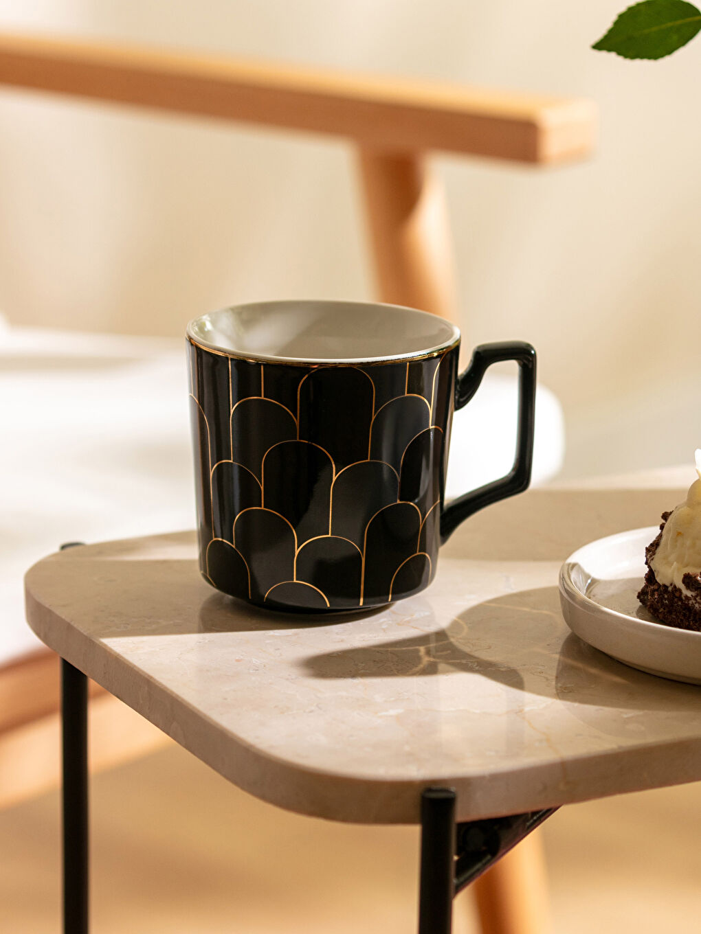 LCW HOME Geometric Patterned Porcelain Mug 360 Ml -W25062Z8