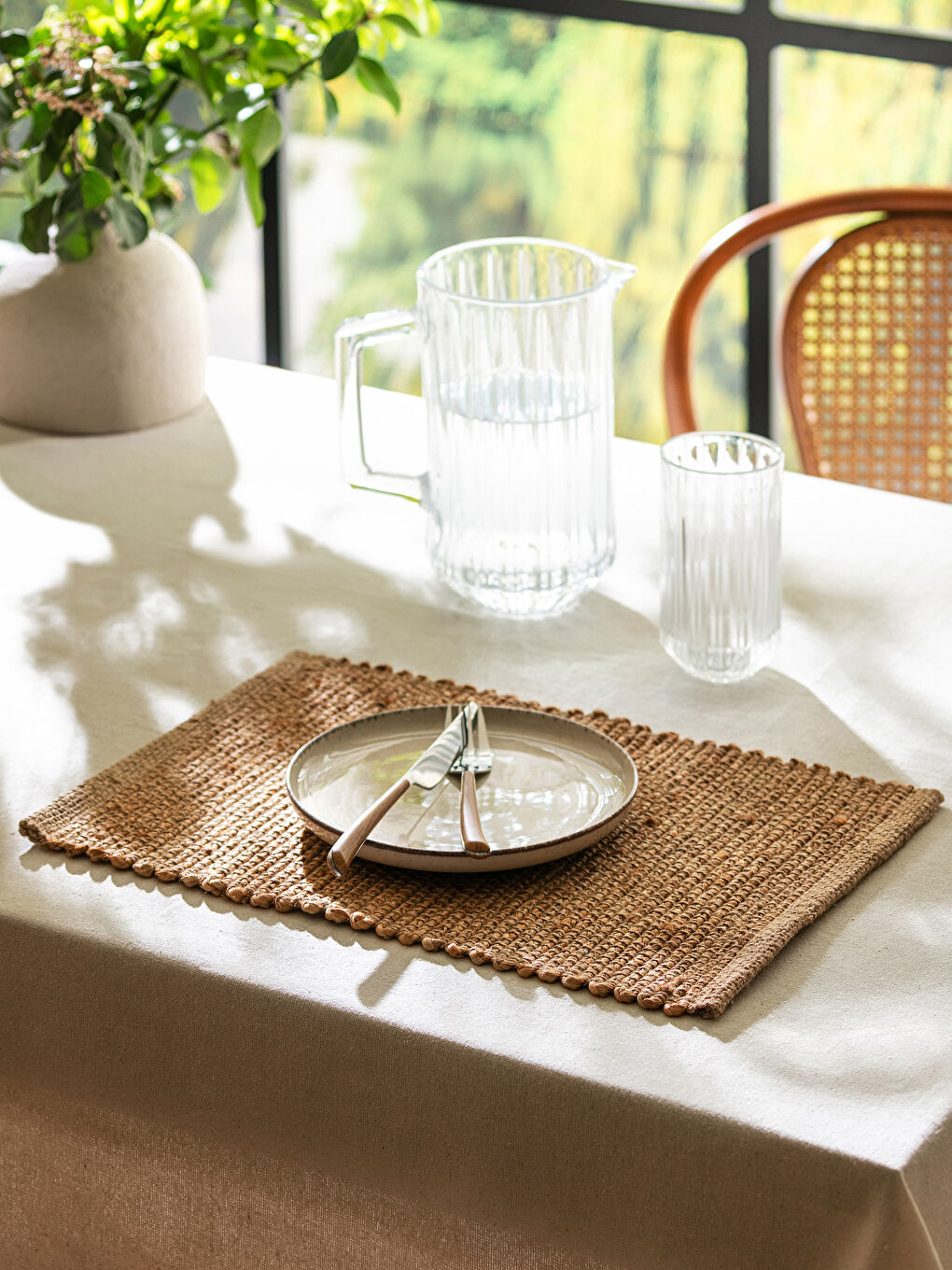 LCW HOME Gemustertes Jute-Tischset 30x40 cm -W25534Z8-SGQ