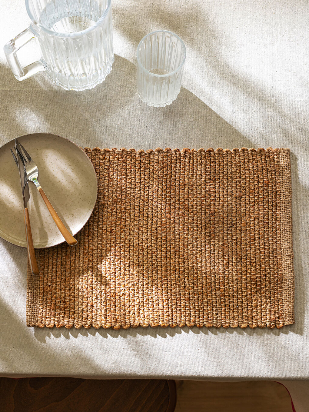 LCW HOME Gemustertes Jute-Tischset 30x40 cm -W25534Z8-SGQ