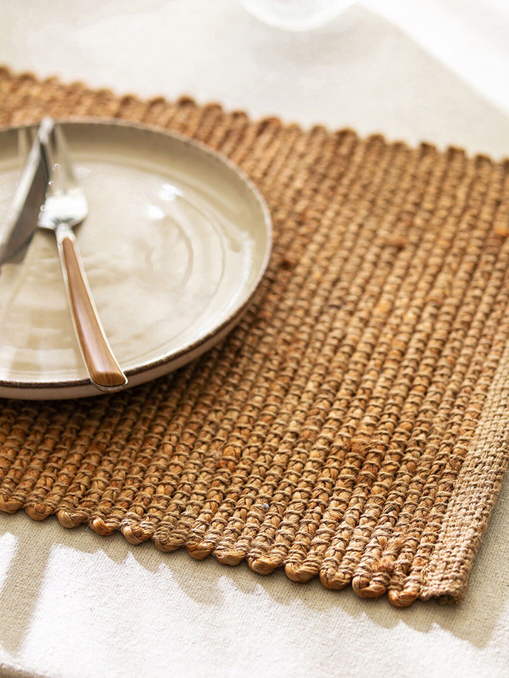 LCW HOME Gemustertes Jute-Tischset 30x40 cm -W25534Z8-SGQ