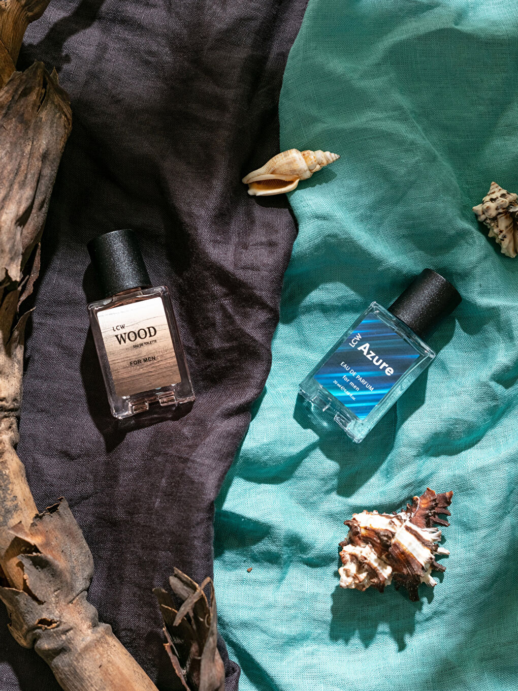 Azure ve Wood EDP Erkek Parfüm 2'li 20 Ml