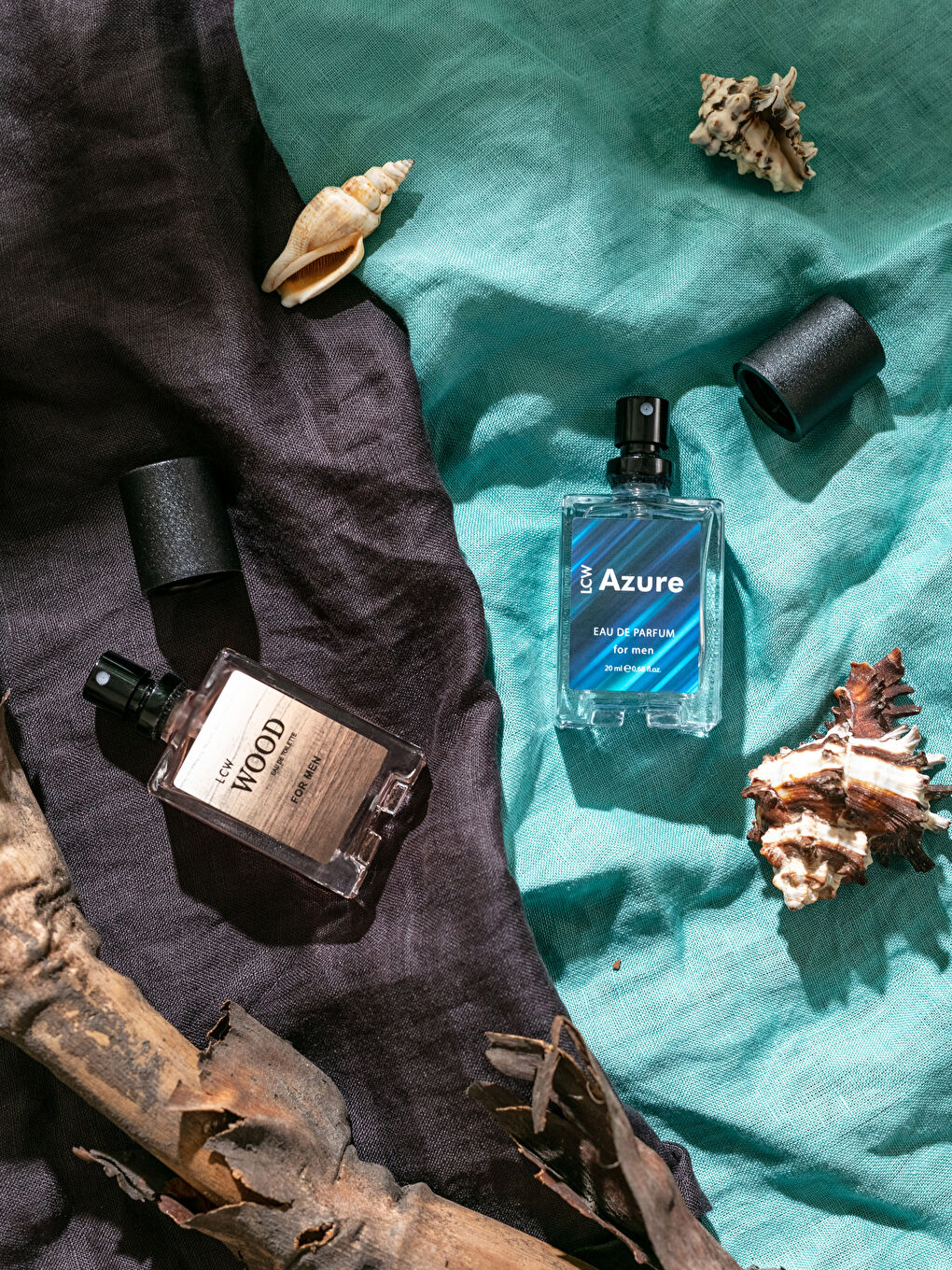 Azure ve Wood EDP Erkek Parfüm 2'li 20 Ml-1