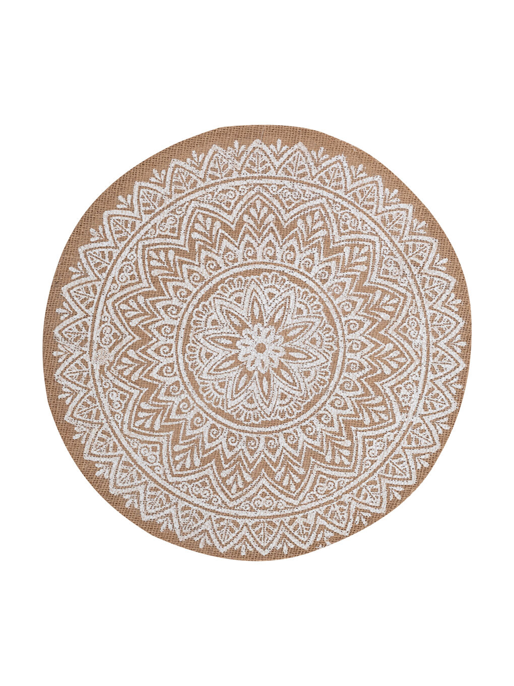 Ethnic Pattern Jute Placemat 40x40 Cm -W26293Z8-LU7
