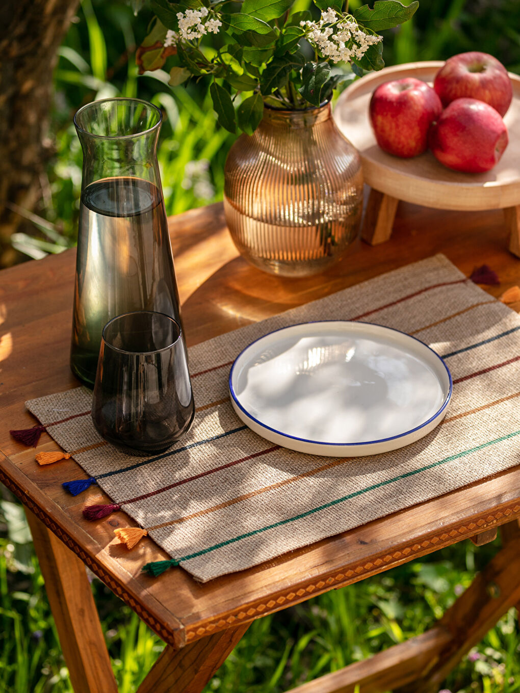 LCW HOME Tassel Detailed Striped Placemat 36x48 Cm -W26303Z8-F9C