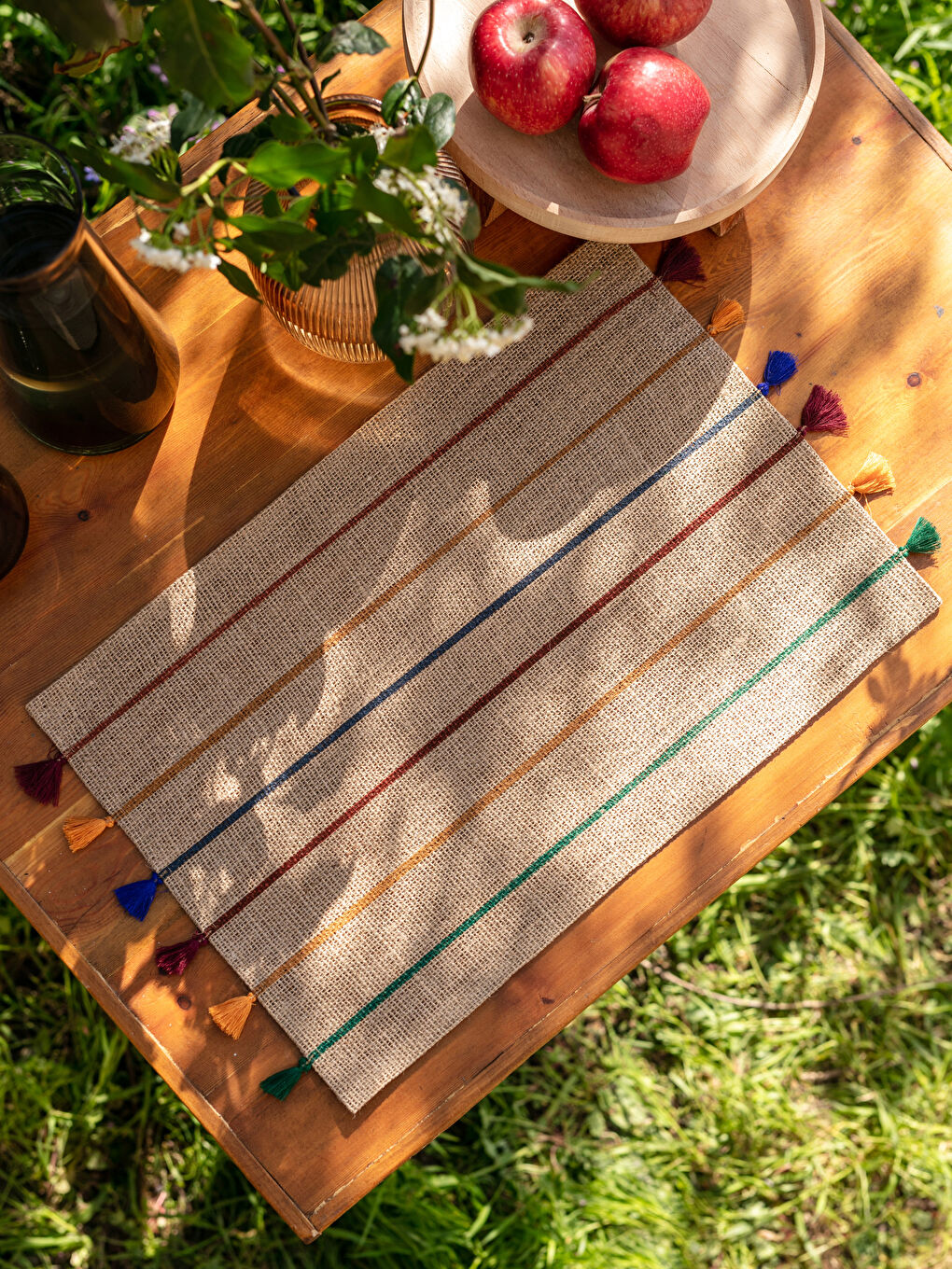 LCW HOME Tassel Detailed Striped Placemat 36x48 Cm -W26303Z8-F9C
