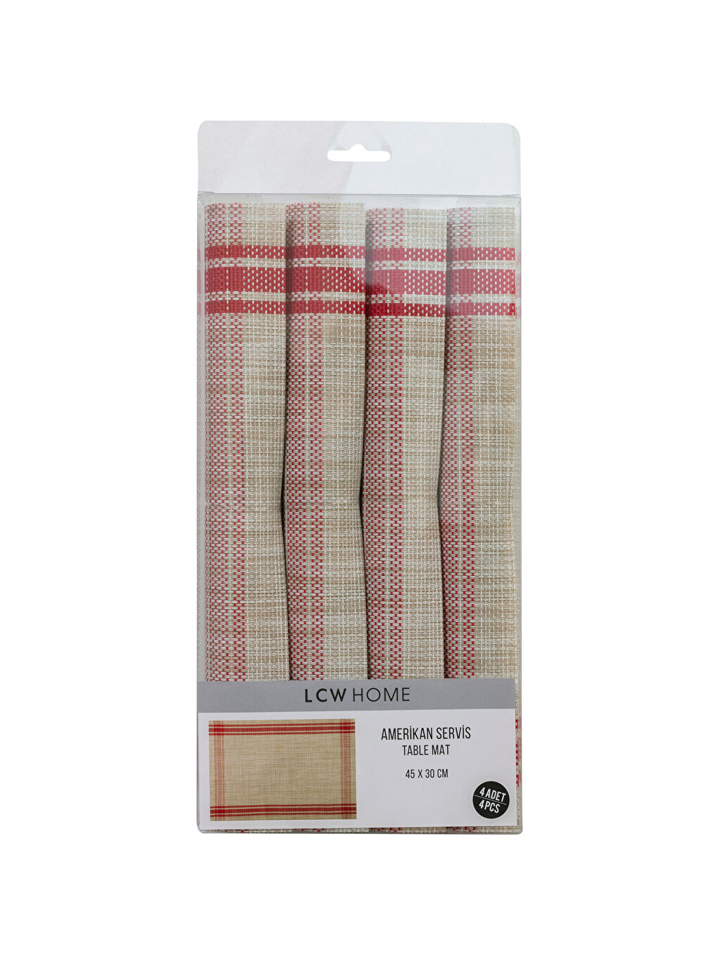 Ριγέ Σουπλά 4 Τεμάχια 45x30 Cm-3