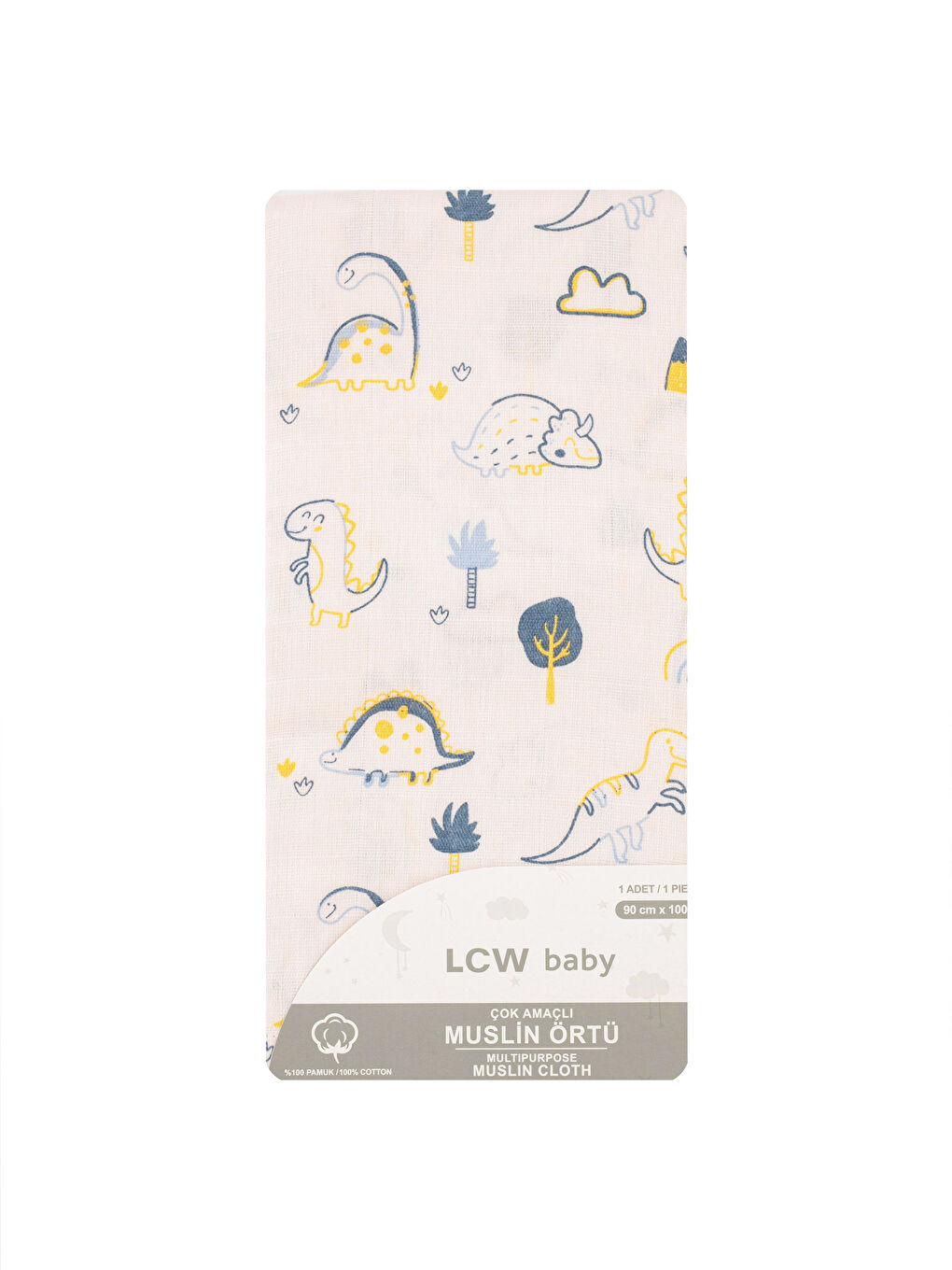 LCW baby Cotton Patterned Baby Muslin Cloth -W27341Z1-LRA