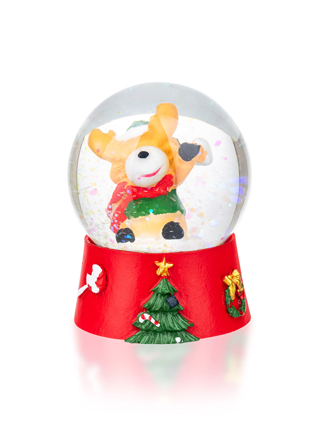 LCW HOME Weihnachtliche Dekorative Schneekugel 6x6x8 Cm -W27470Z8-F9C