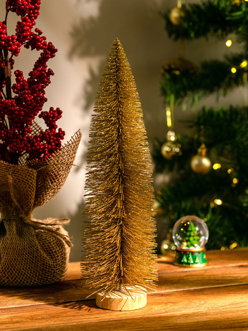 Pine Tree Shaped Decorative Ornament 9x9x30 Cm -W27473Z8-J5T