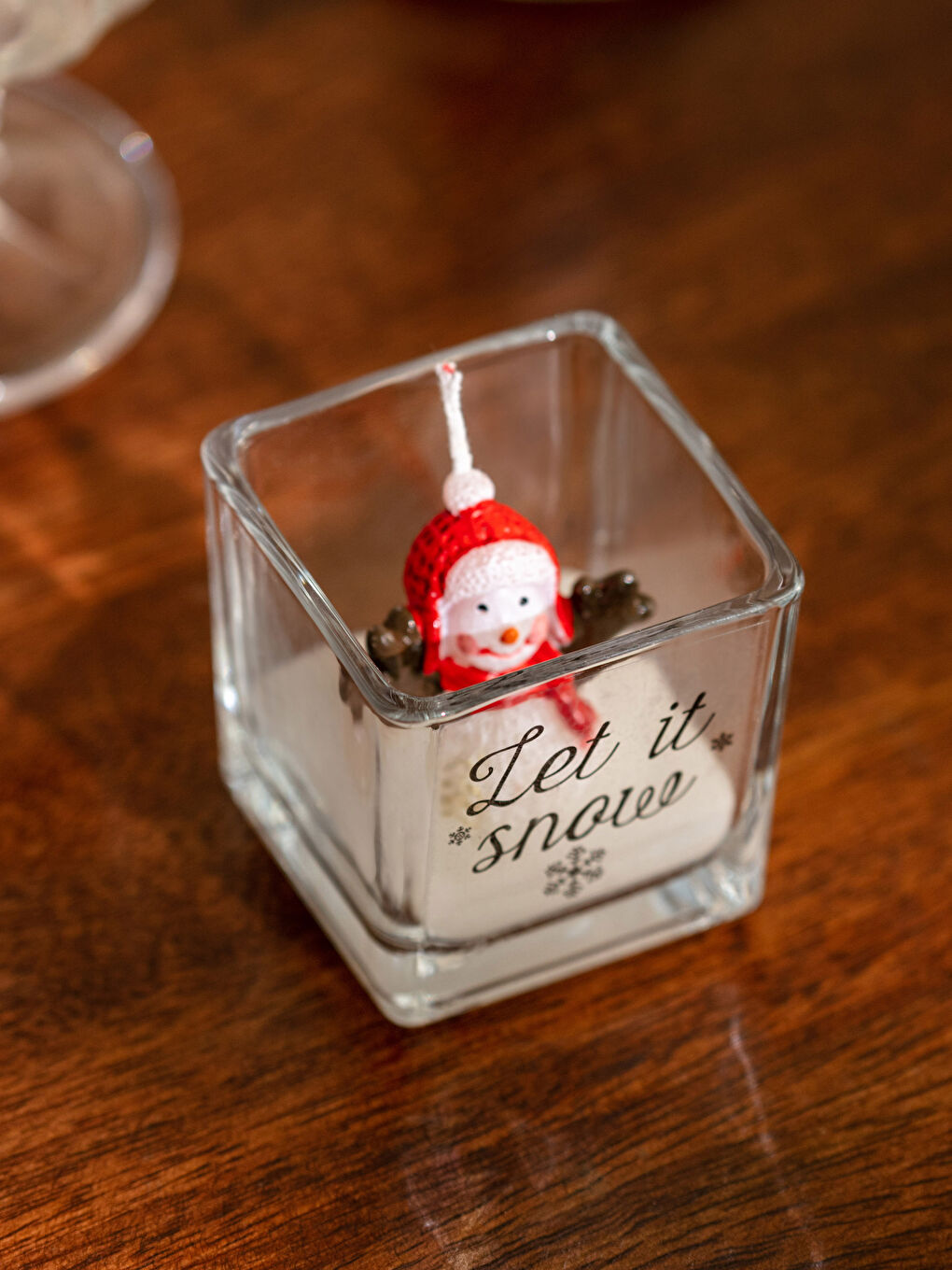 LCW HOME Christmas Themed Decorative Candle 5x5 Cm -W27531Z8-LQJ