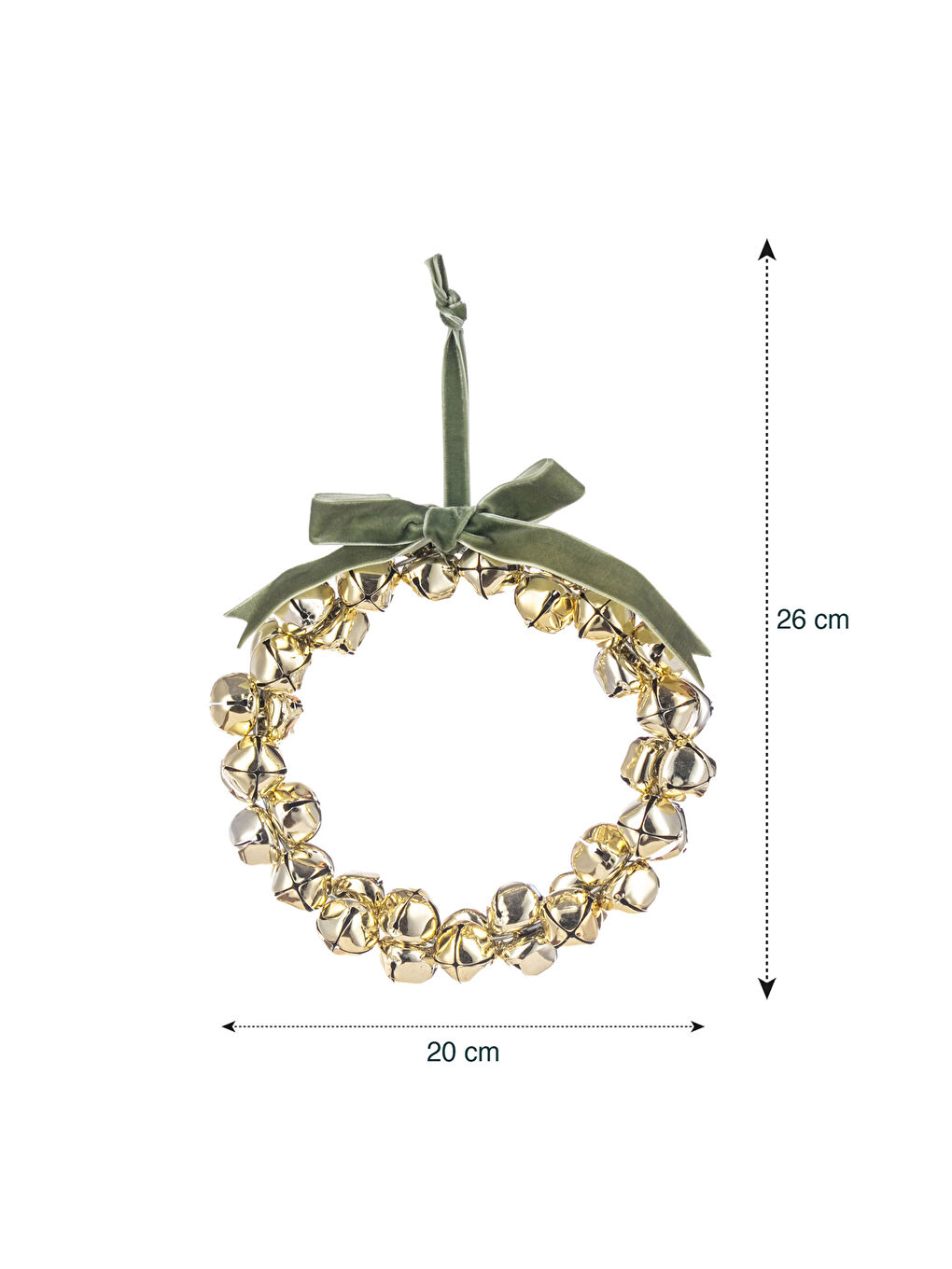 Karışık Askılı Metal Kapı Süsü 20x26 cm-2