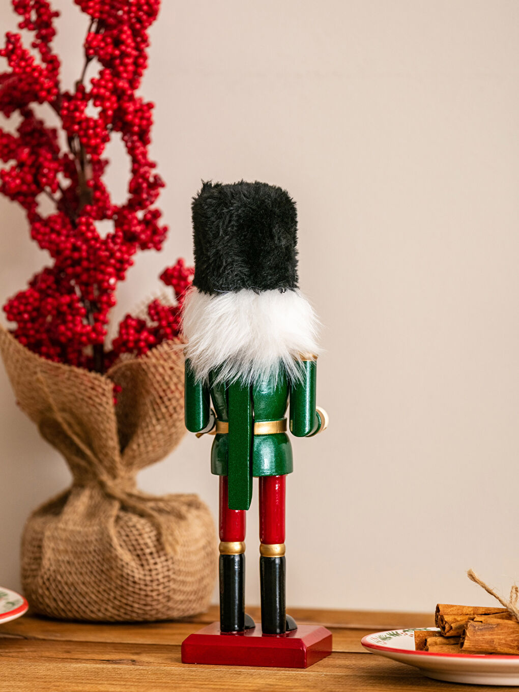 Karışık Fındıkkıran Figürlü Ahşap Biblo 25 cm-2