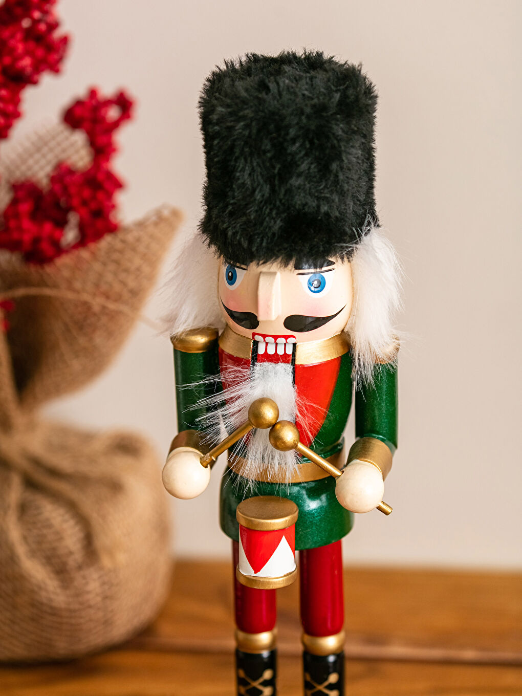 Karışık Fındıkkıran Figürlü Ahşap Biblo 25 cm-3