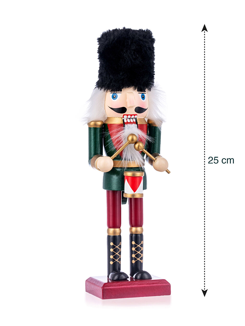 Karışık Fındıkkıran Figürlü Ahşap Biblo 25 cm-4