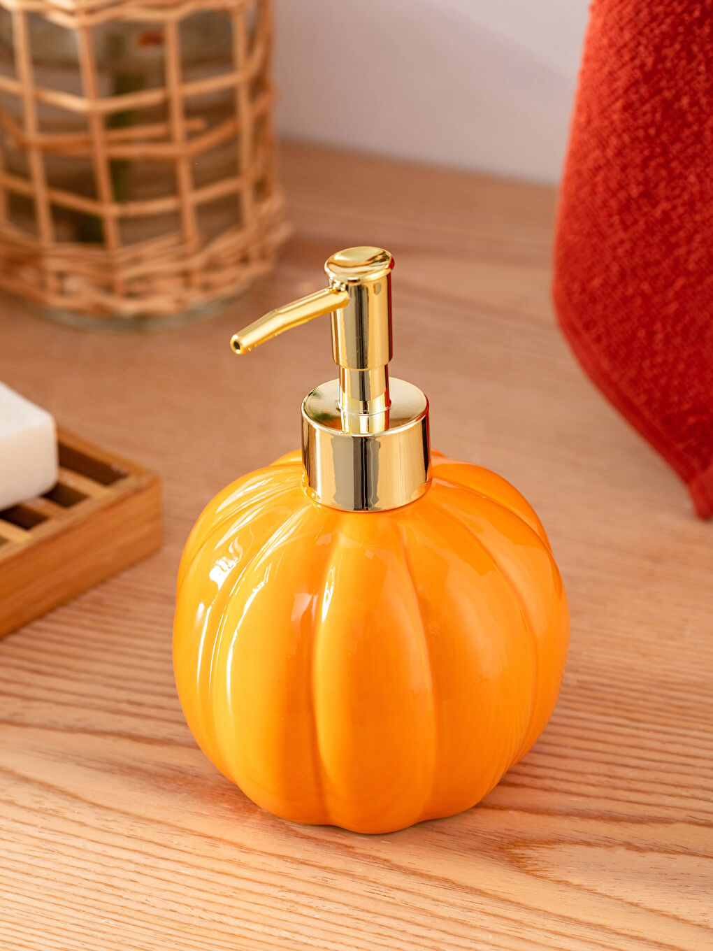 Lcw Home Distributeur de savon liquide en céramique à thème automnal 400 ml -W27567Z8-F9C