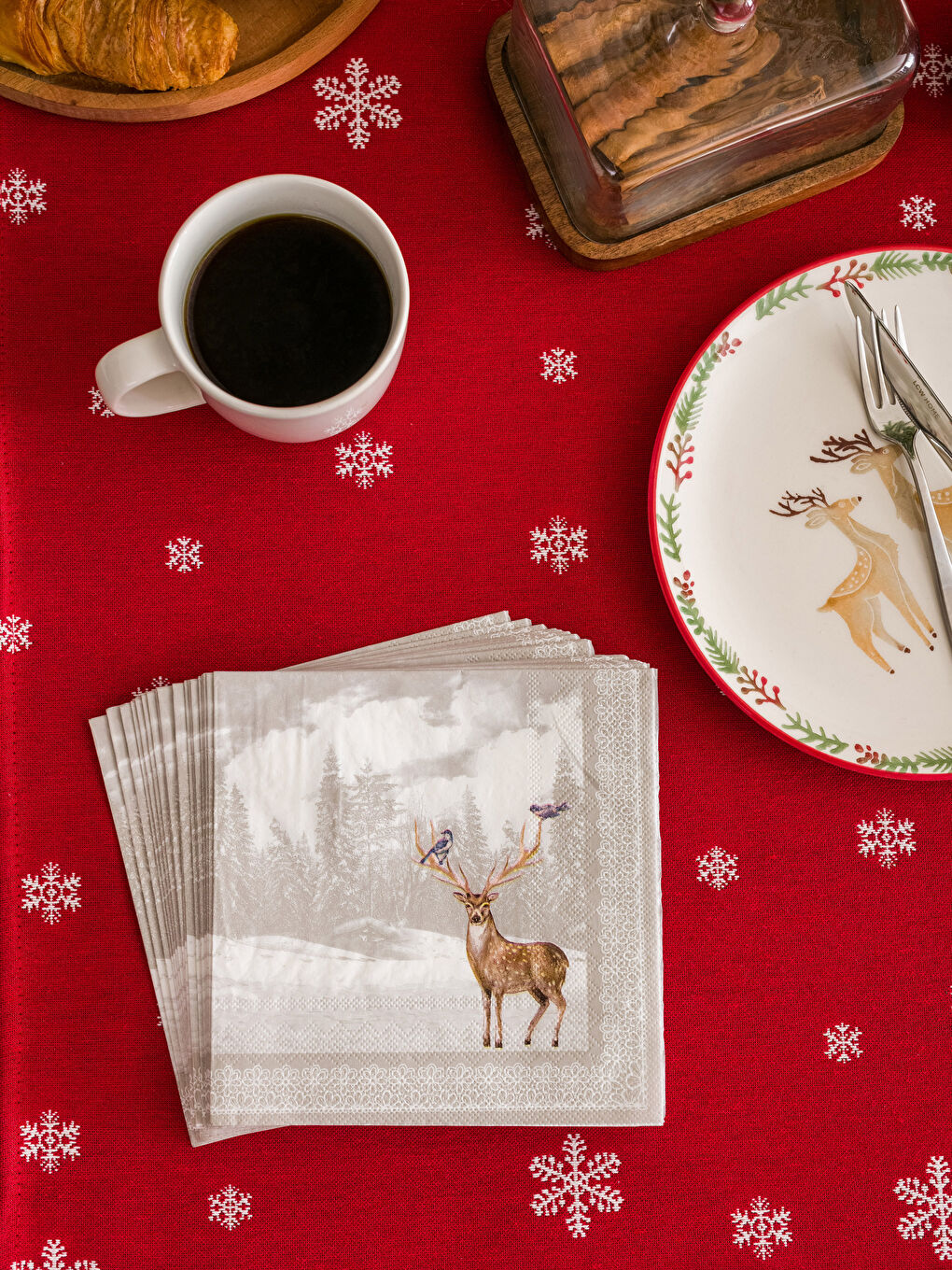 Отпечатани хартиени салфетки 20 броя 33x33 см