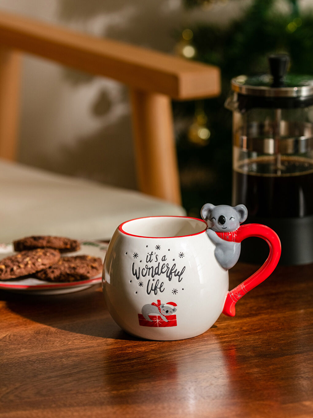 Text Printed Ceramic Mug