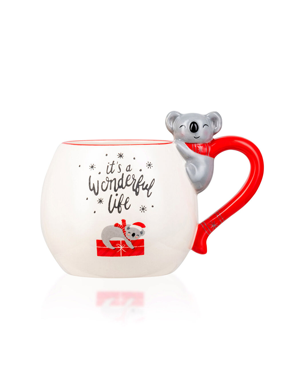 Text Printed Ceramic Mug-4
