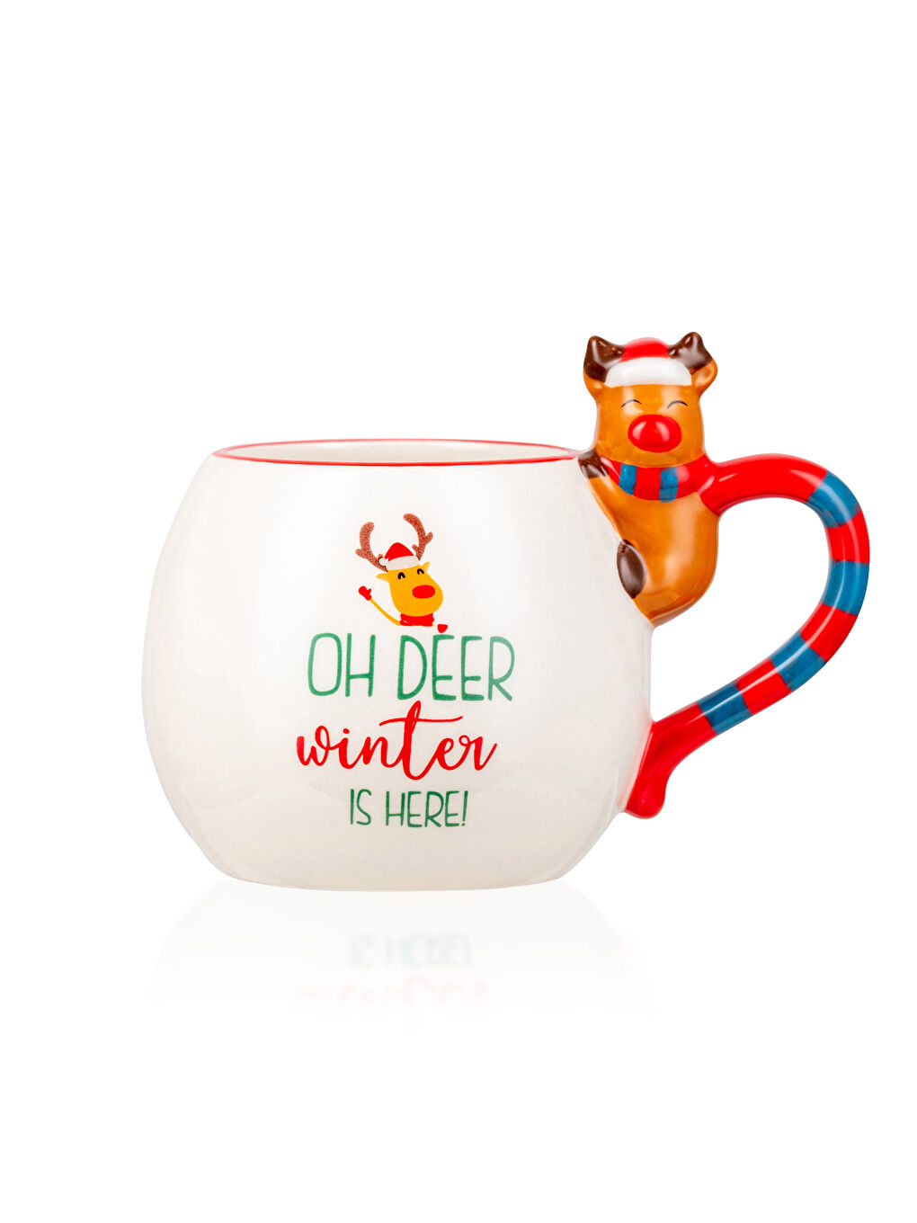 Text Printed Ceramic Mug-4