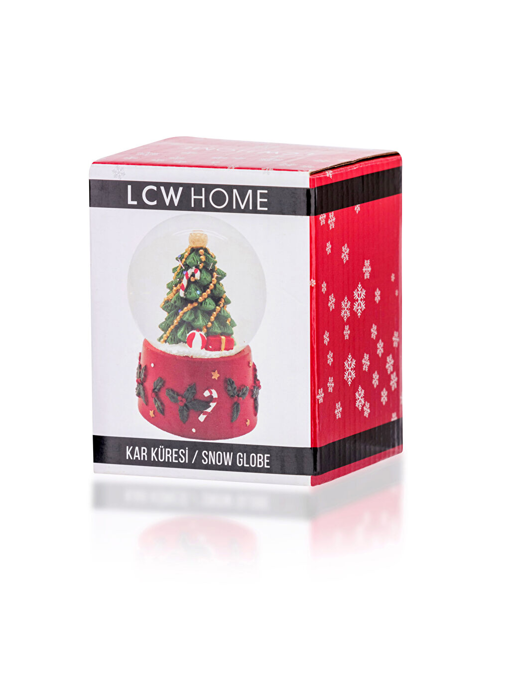 LCW HOME Christmas Themed Patterned Decorative Snow Globe 4x4x6 Cm -W27623Z8-F9C