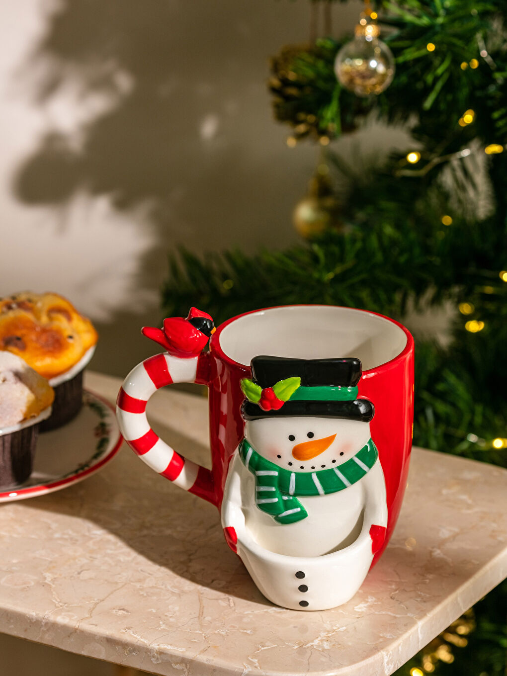 Christmas Themed Printed Ceramic Mug-1