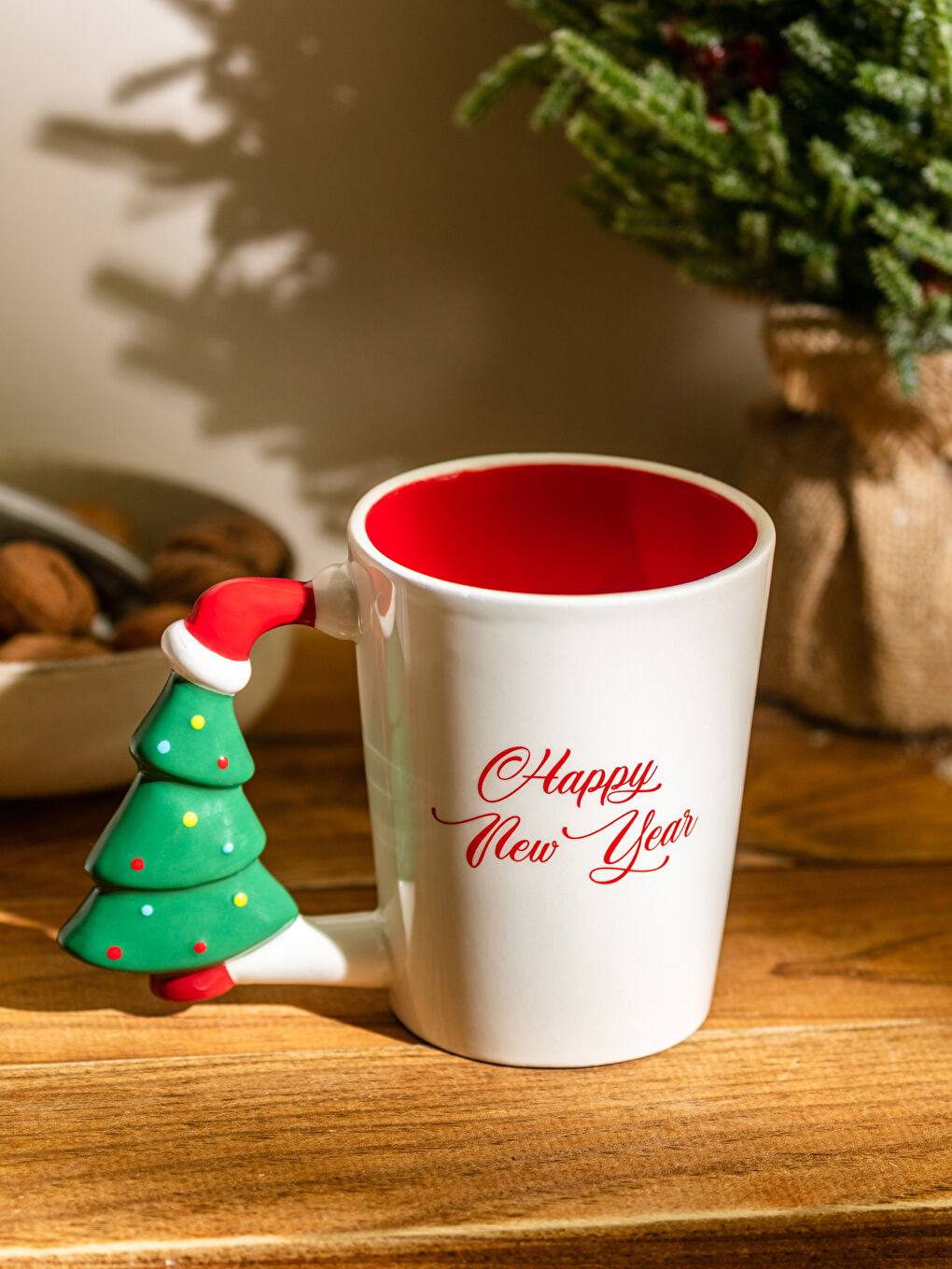 Коледна Тематична Отпечатана Керамична Чаша 410 мл-1