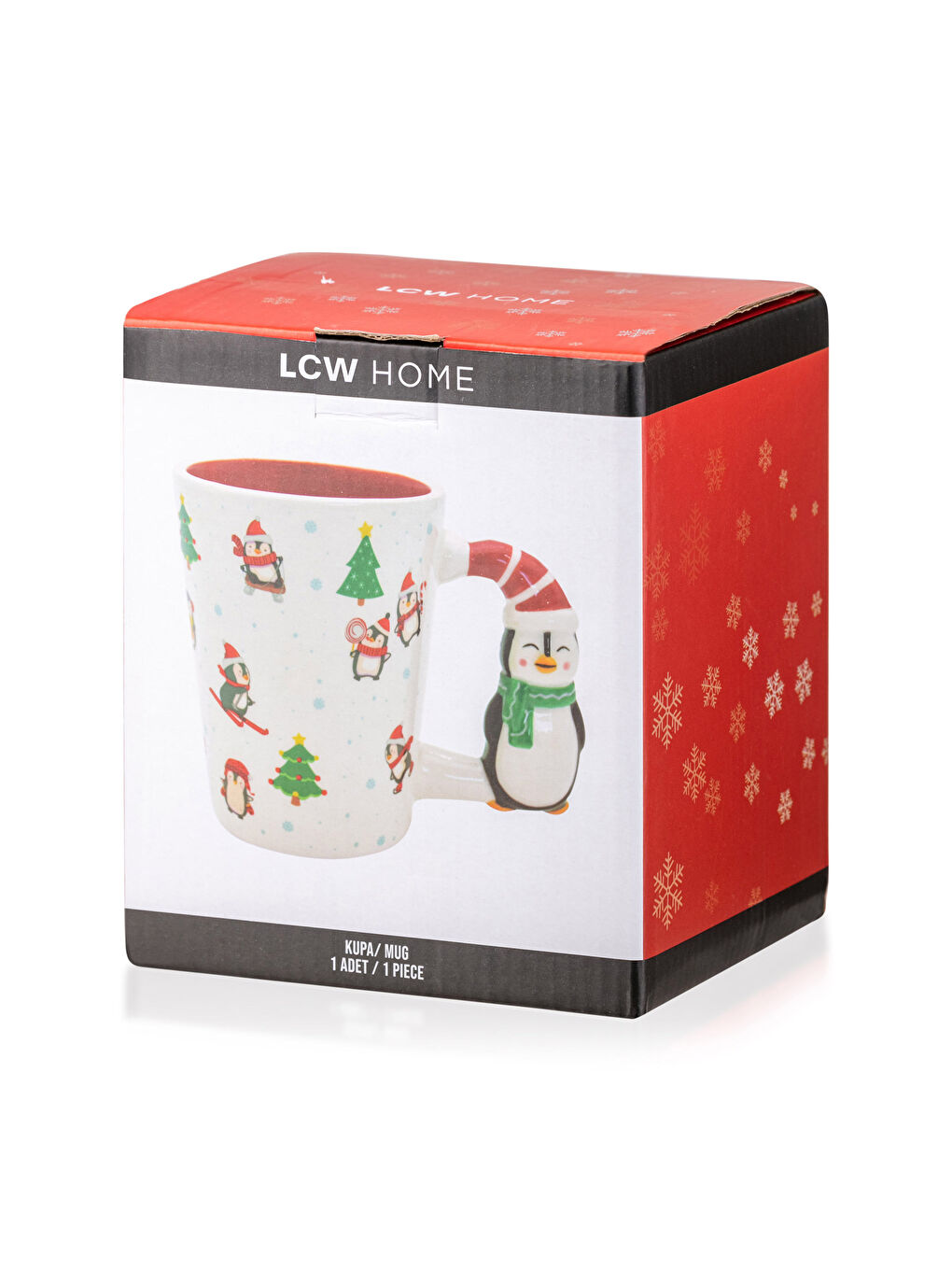 LCW HOME Karişik Yılbaşı Temalı Baskılı Seramik Kupa 410 ml - 3