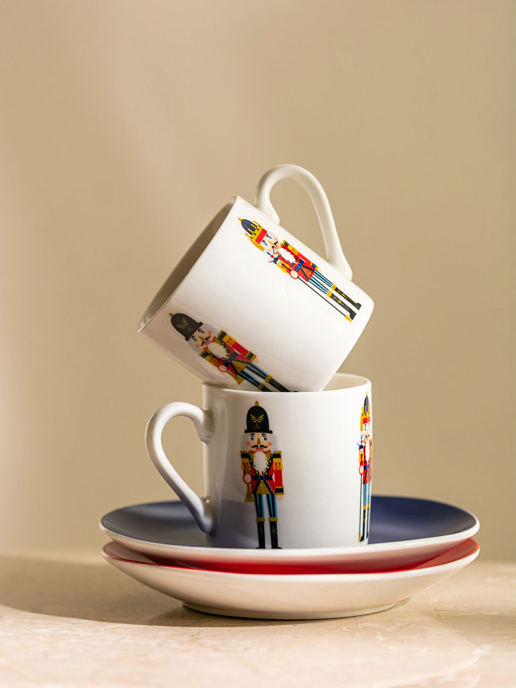 LCW HOME Nutcracker Printed Coffee Cup Set of 2 -W28054Z8-F9C