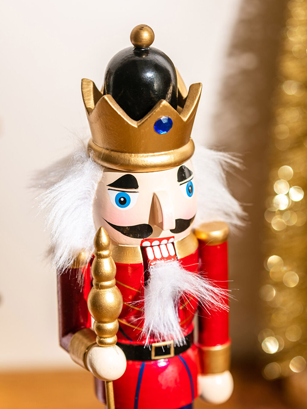 Karışık Fındıkkıran Figürlü Ahşap Biblo 25 cm-3